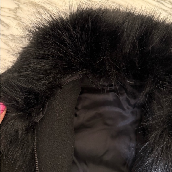 Zara Wool coat with removable Faux Fur - Picture 11 of 11